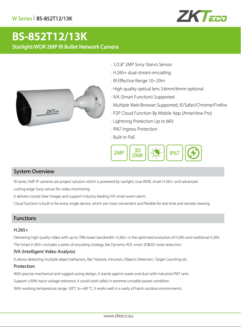 Imagen de la primera página del manual del dispositivo BS-852T12