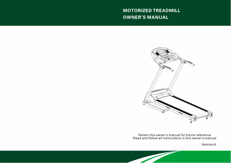 Página nº 1 - Manual de usuario York Fitness T600