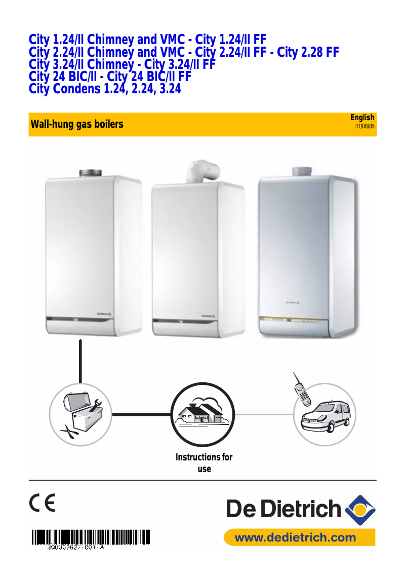 Imagen de la primera página del manual del dispositivo City 24 BIC/II FF