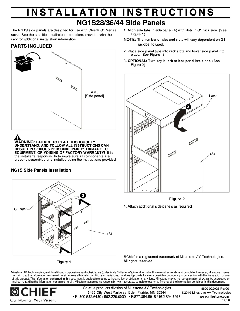 Imagen de la primera página del manual del dispositivo NG1S3633