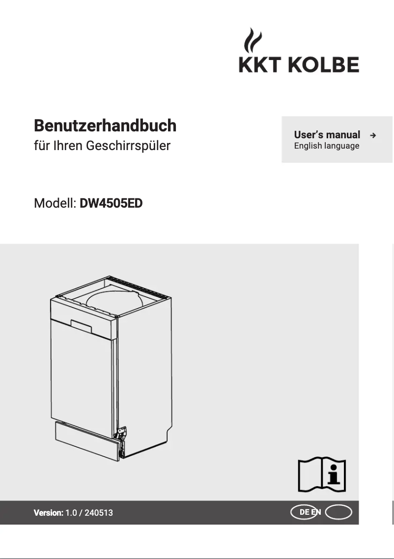 Imagen de la primera página del manual del dispositivo DW4505ED
