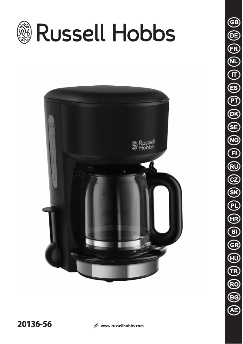 Página 1 del manual Manual de usuario Russell Hobbs Colours Plus+