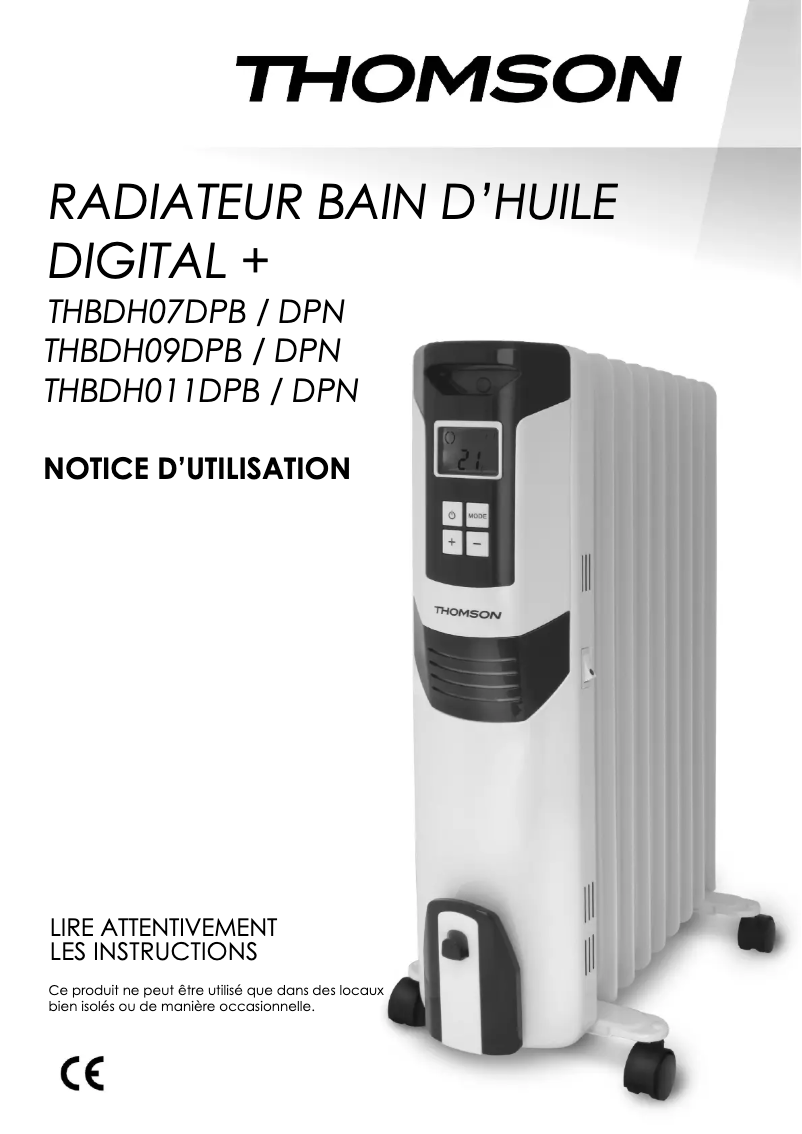 Página nº 1 - Manual de usuario Thomson THBDH07DPB