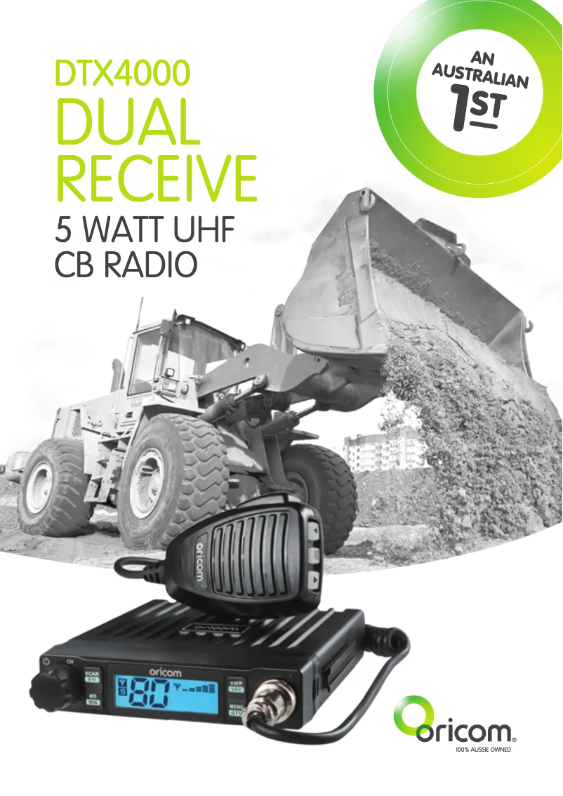 Imagen de la primera página del manual del dispositivo UHF025