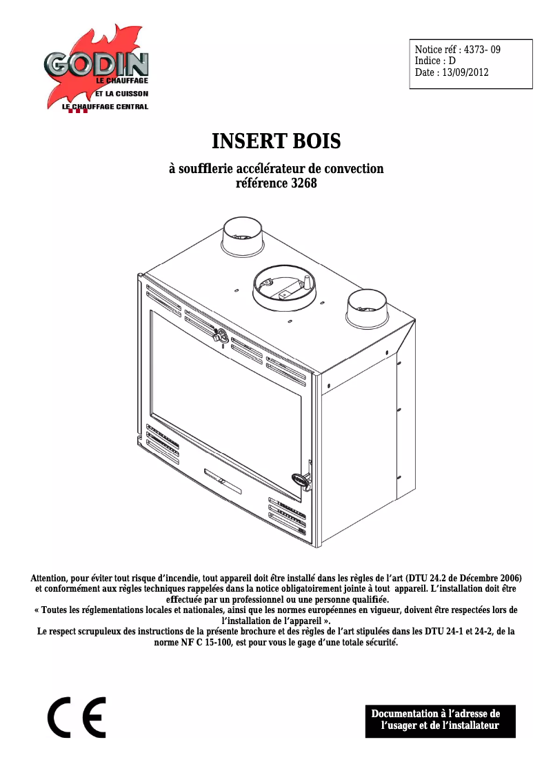 Imagen de la primera página del manual del dispositivo 3268