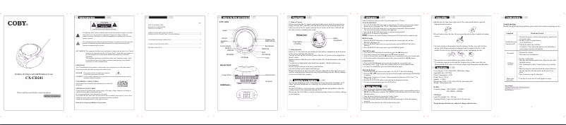 Imagen de la primera página del manual del dispositivo CXCD241