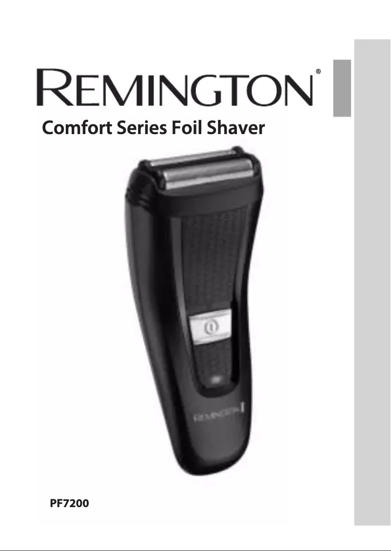 Página 1 del manual Manual de usuario Remington Comfort PF7200