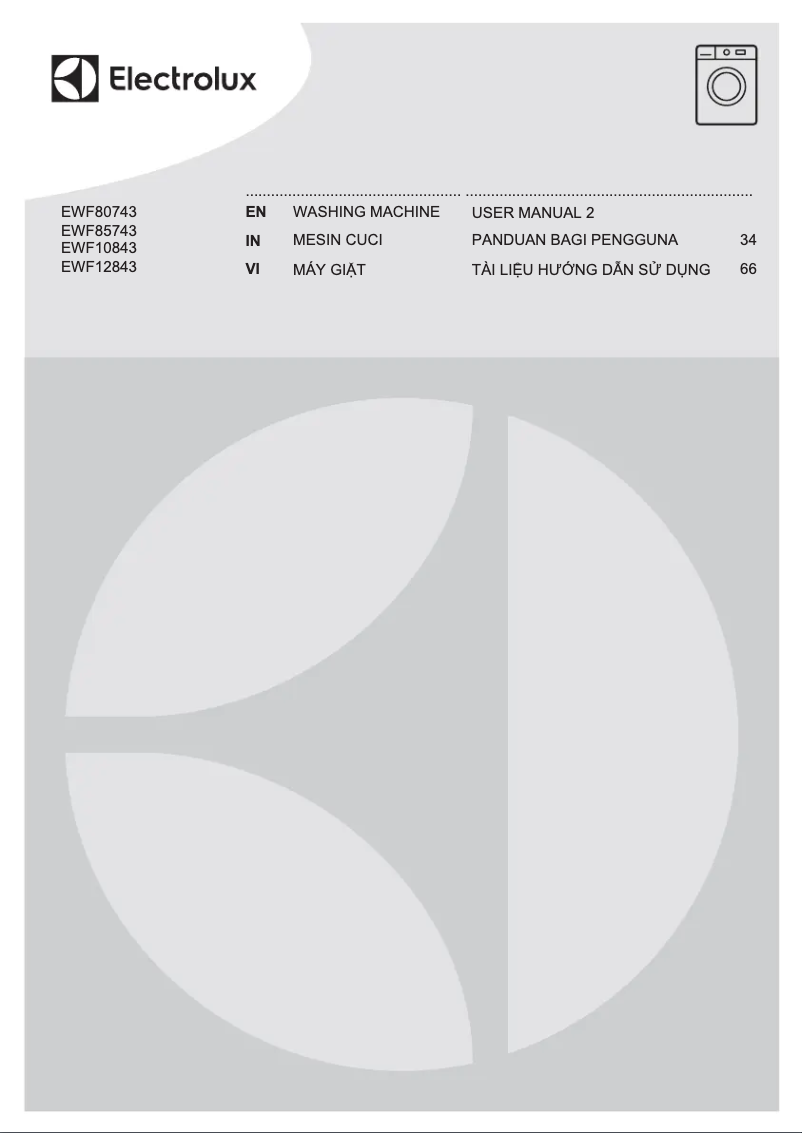 Imagen de la primera página del manual del dispositivo EWF80743
