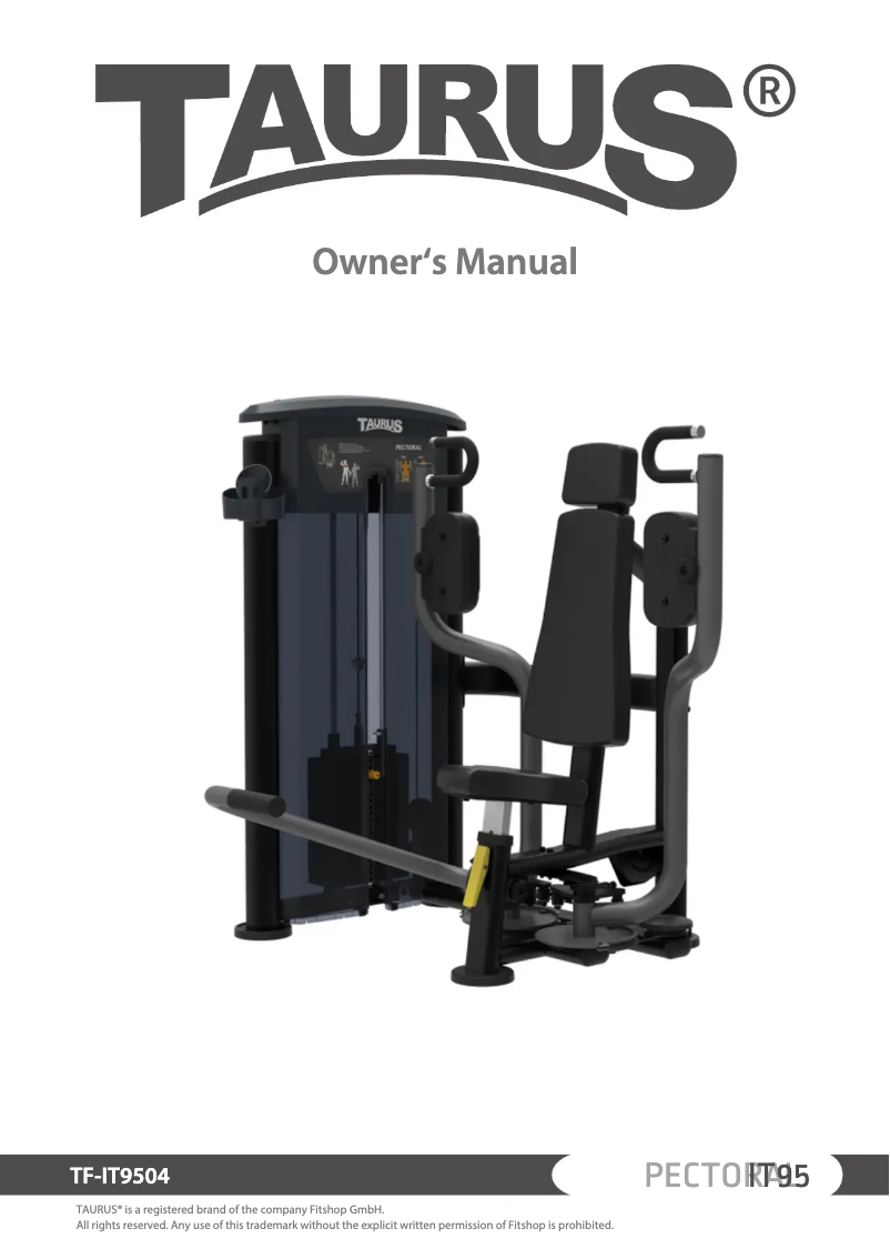 Página nº 1 - Manual de usuario Taurus Pectoral IT95