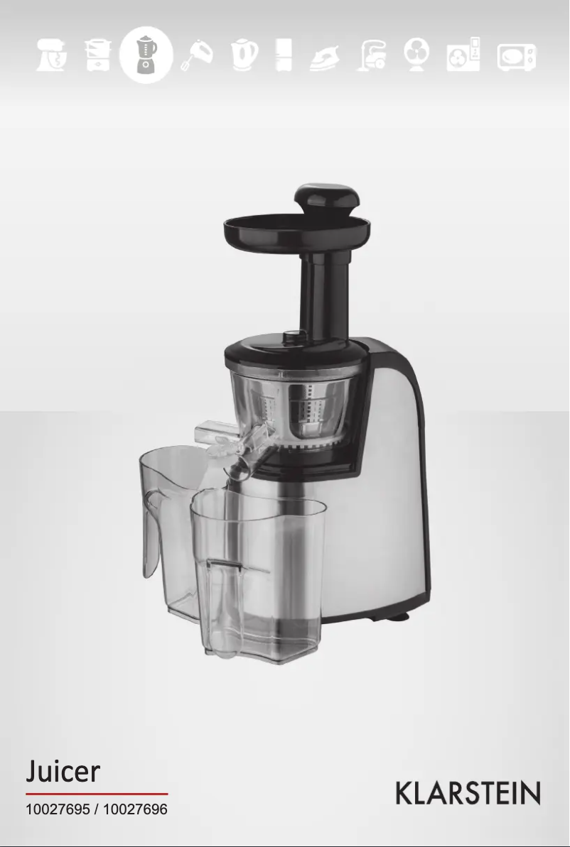 Página 1 del manual Manual de usuario Klarstein 10027695