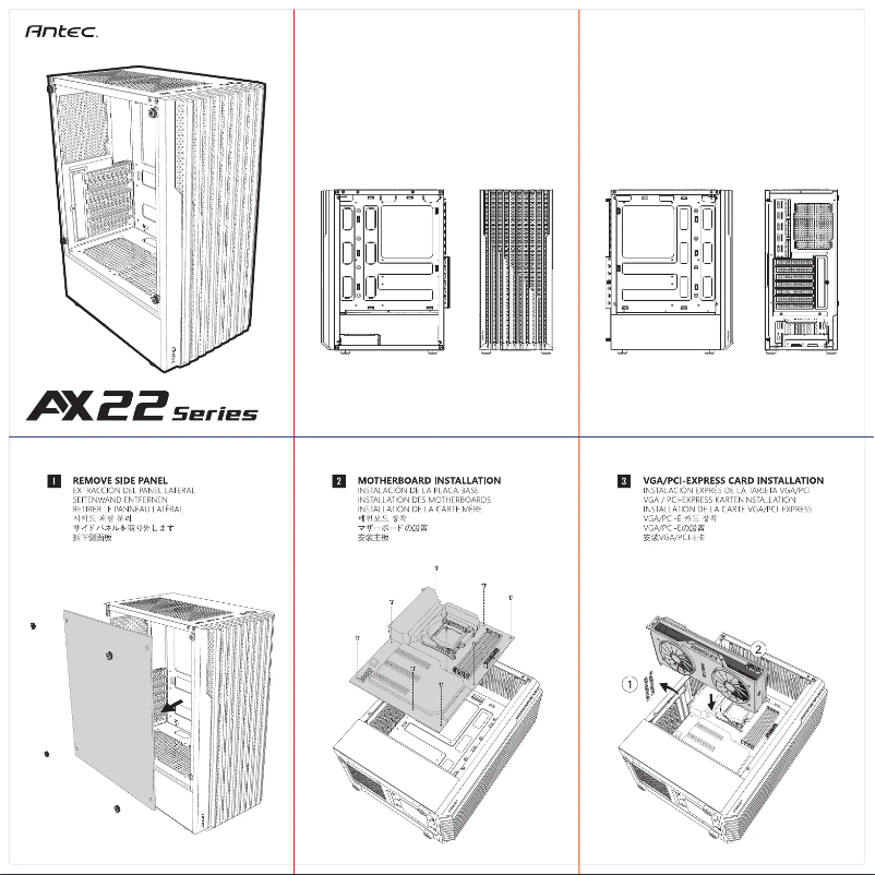 Página 1 del manual Manual de usuario Antec AX22