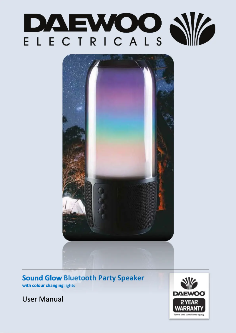 Página 1 del manual Manual de usuario Daewoo AVS1424