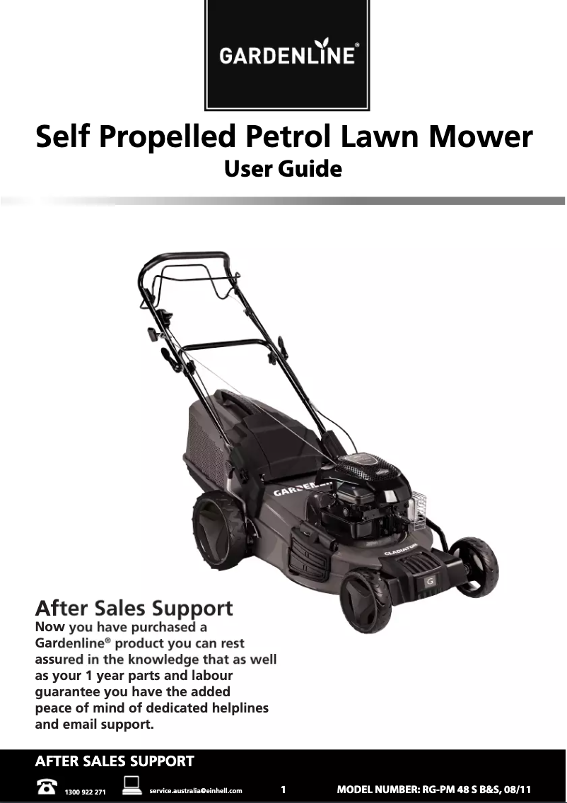 Imagen de la primera página del manual del dispositivo RG-PM 48 S B&S