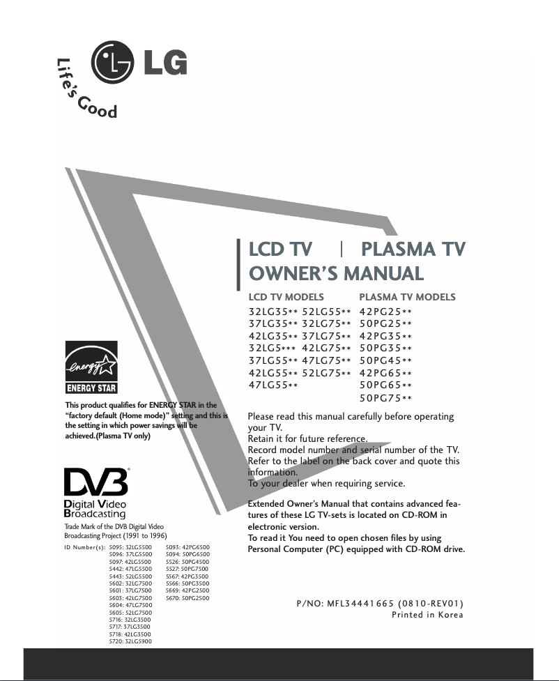 Imagen de la primera página del manual del dispositivo 325500.BET