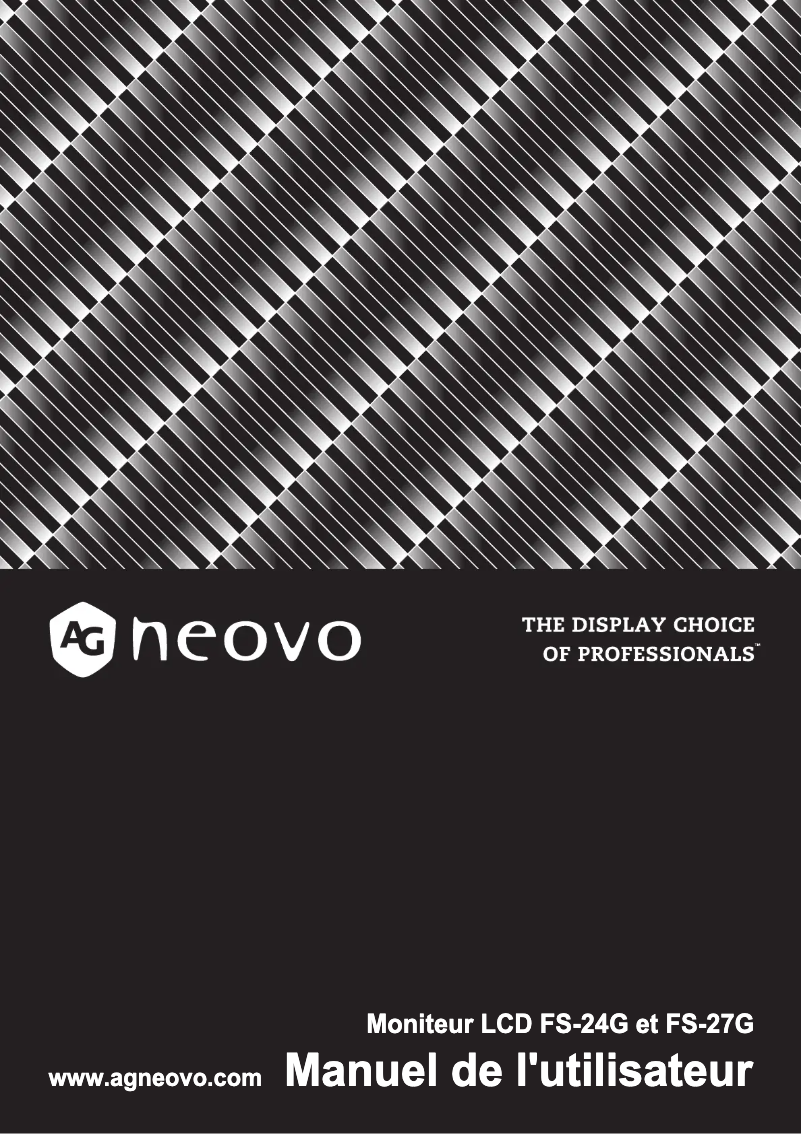 Página 1 del manual Manual de usuario AG Neovo FS-24G