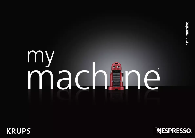 Página nº 1 - Manual de usuario Krups Nespresso Maestria XN8006
