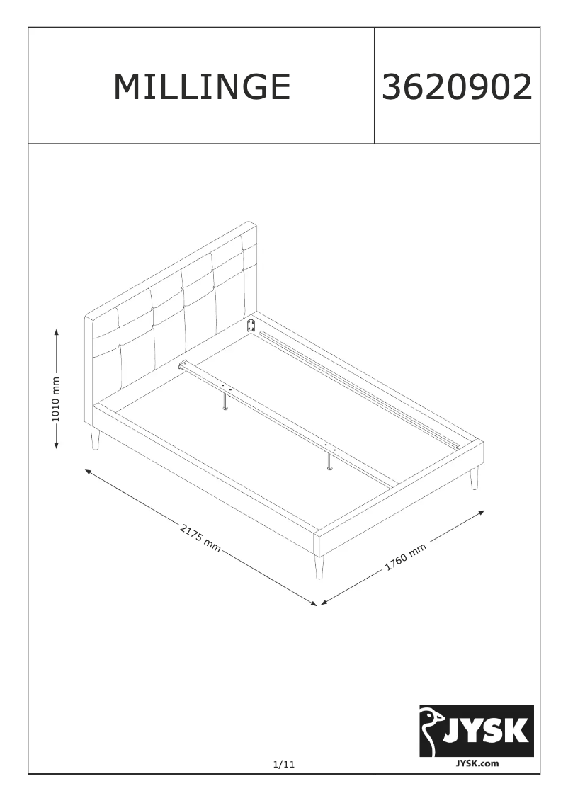 Imagen de la primera página del manual del dispositivo Millinge (160x200)