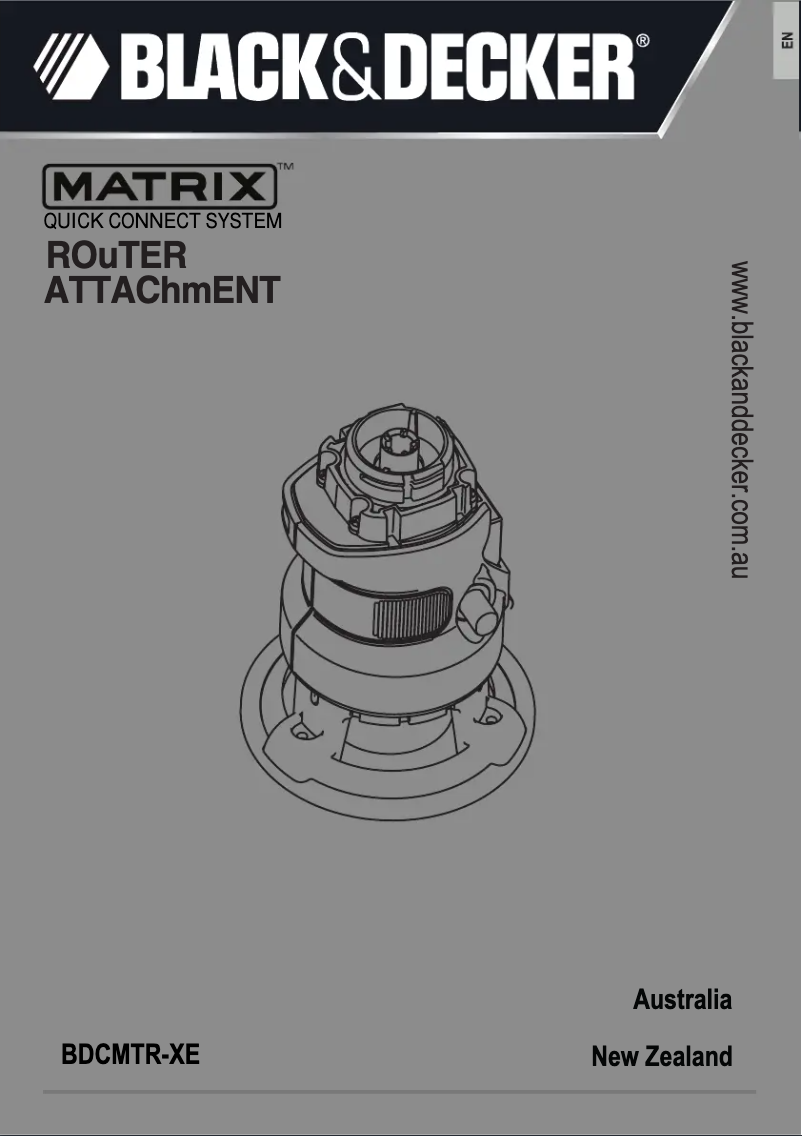 Imagen de la primera página del manual del dispositivo BDCMTR-XE