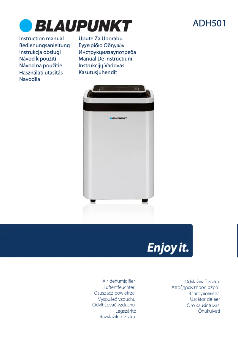 Página 1 del manual Manual de usuario Blaupunkt ADH501