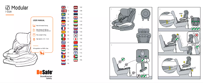 Página 1 del manual Manual de usuario BeSafe IZi Modular i-Size Base