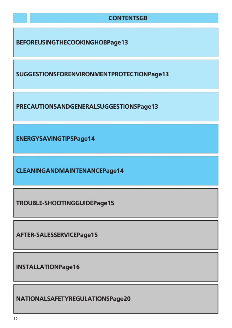 Página 1 del manual Manual de usuario Bauknecht EGZ 3402-2 SW