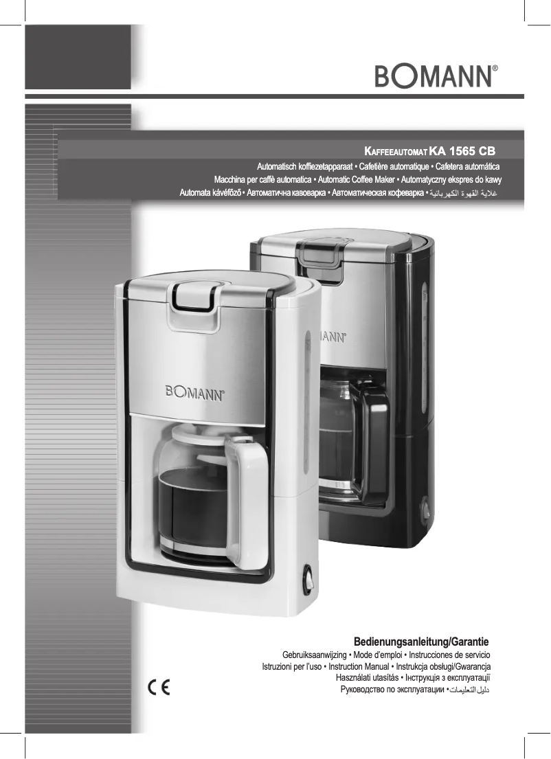 Página 1 del manual Manual de usuario Bomann KA 1565 CB