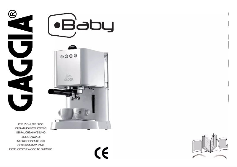 Página nº 1 - Manual de usuario Gaggia Baby RI8155