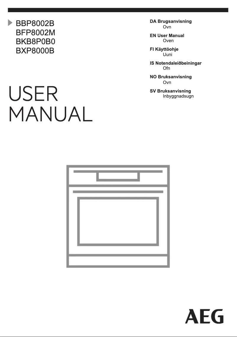 Imagen de la primera página del manual del dispositivo BFP8002M