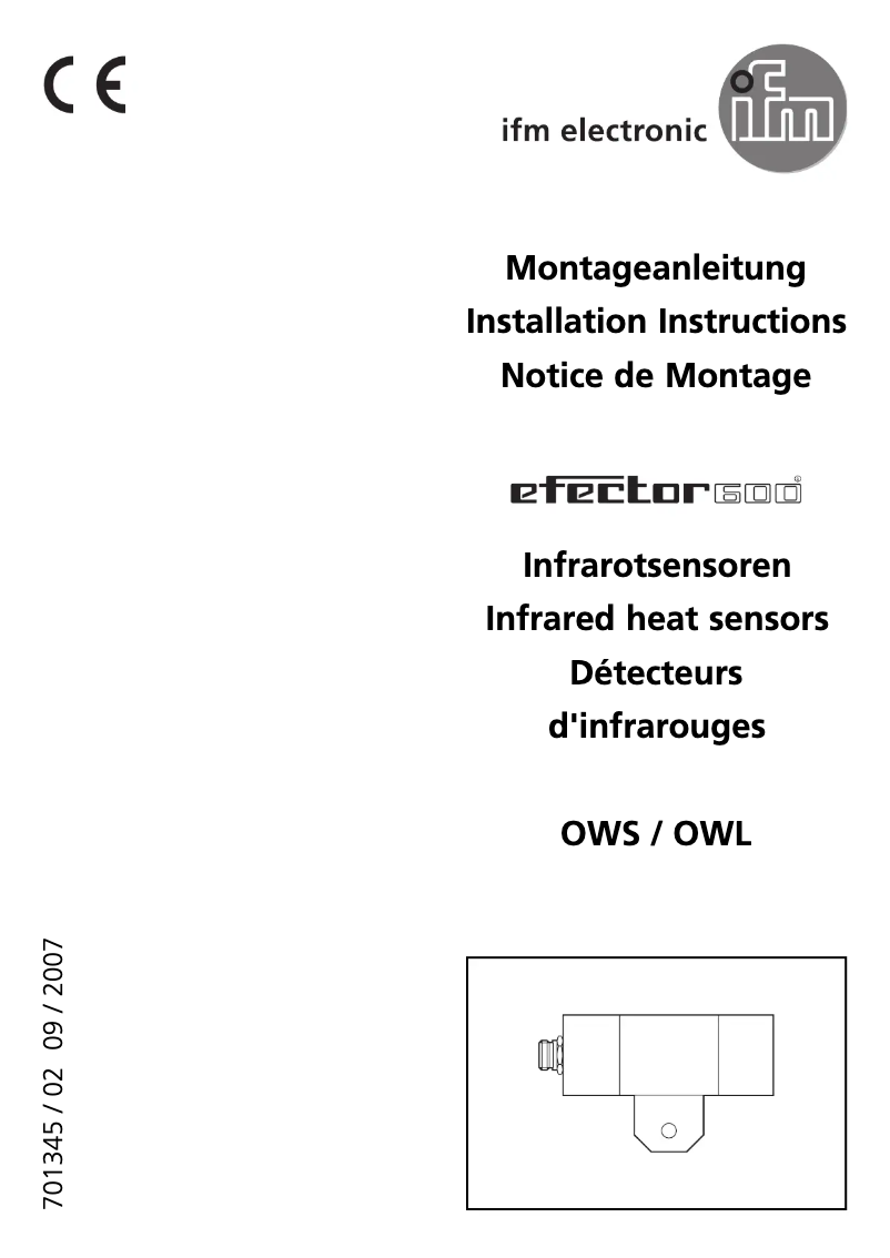 Imagen de la primera página del manual del dispositivo OW5005
