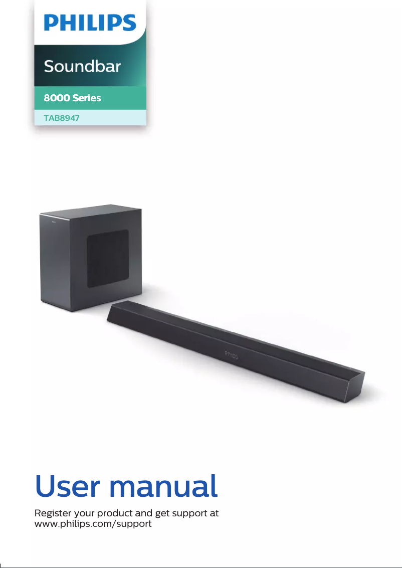 Imagen de la primera página del manual del dispositivo TAB8947