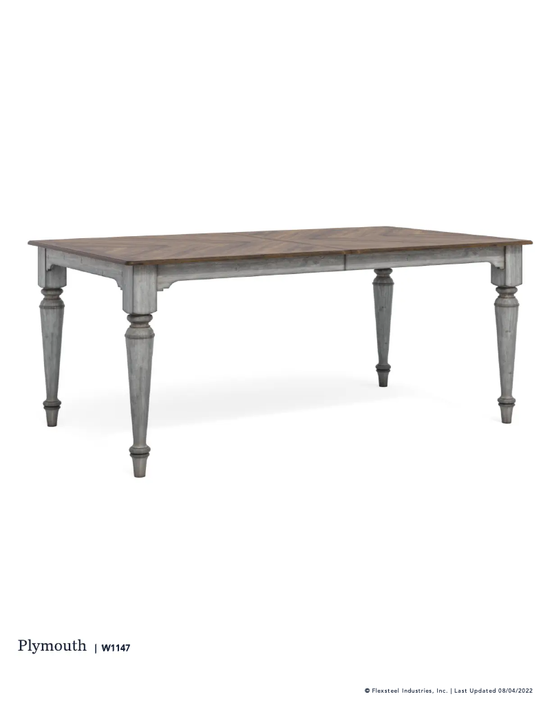 Página 1 del manual Folleto Flexsteel Plymouth W1147-831