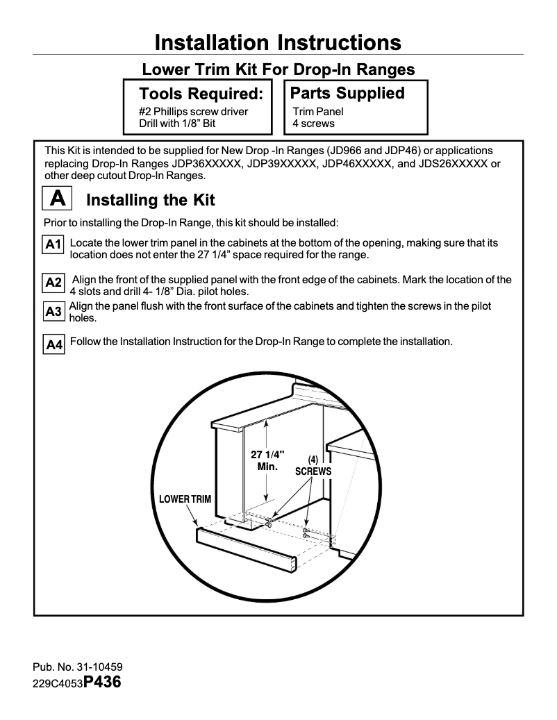 Imagen de la primera página del manual del dispositivo JXS96BB