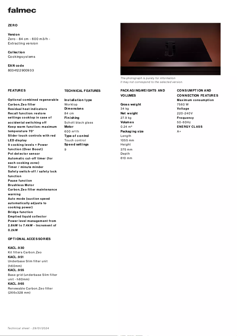 Imagen de la primera página del manual del dispositivo Zero