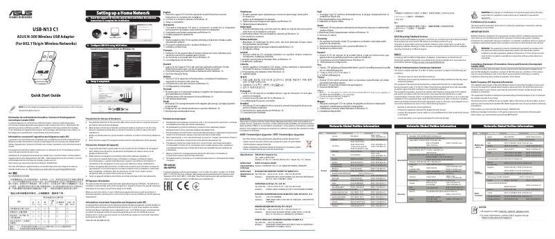 Página nº 1 - Manual de usuario Asus USB-N13