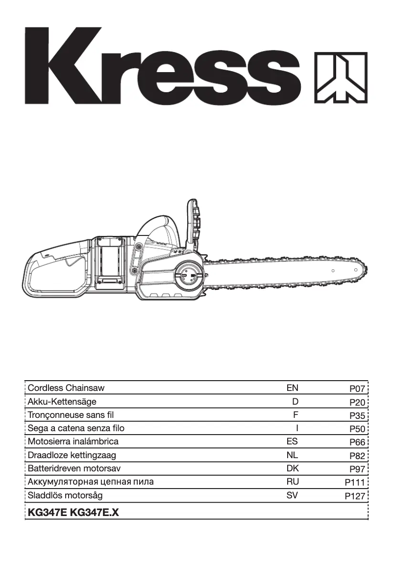 Imagen de la primera página del manual del dispositivo KG347E.9