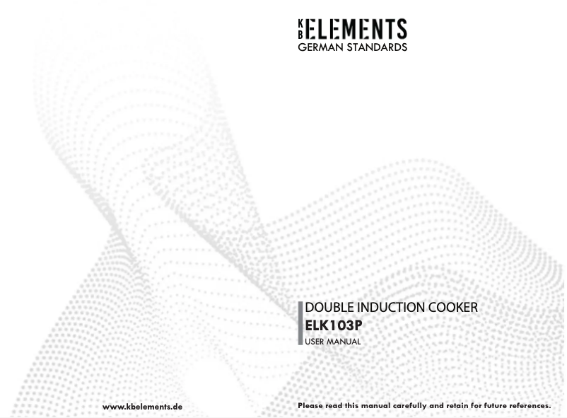 Página nº 1 - Manual de usuario KB Elements ELK103P