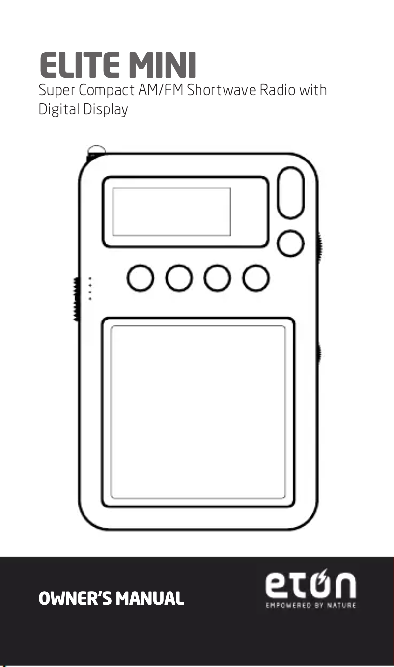Imagen de la primera página del manual del dispositivo Elite Mini