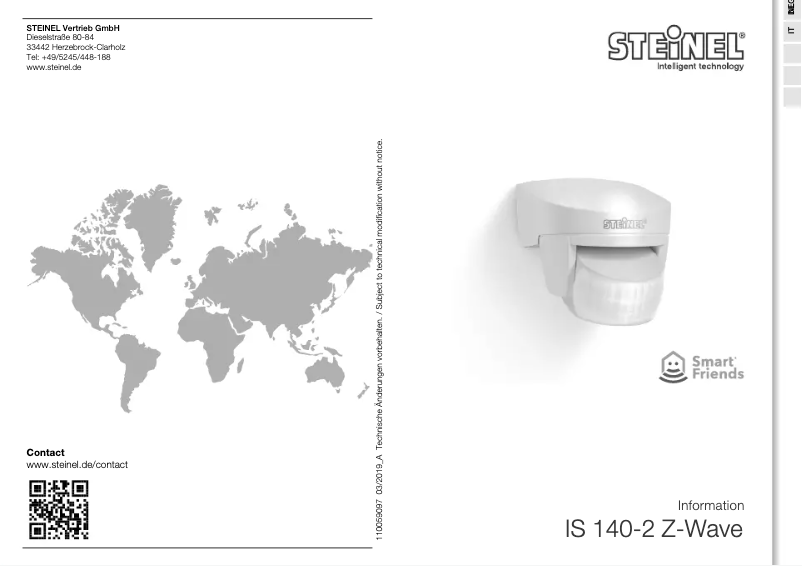Página 1 del manual Manual de usuario Steinel IS 140