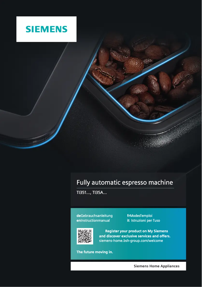 Imagen de la primera página del manual del dispositivo TI35A509DE