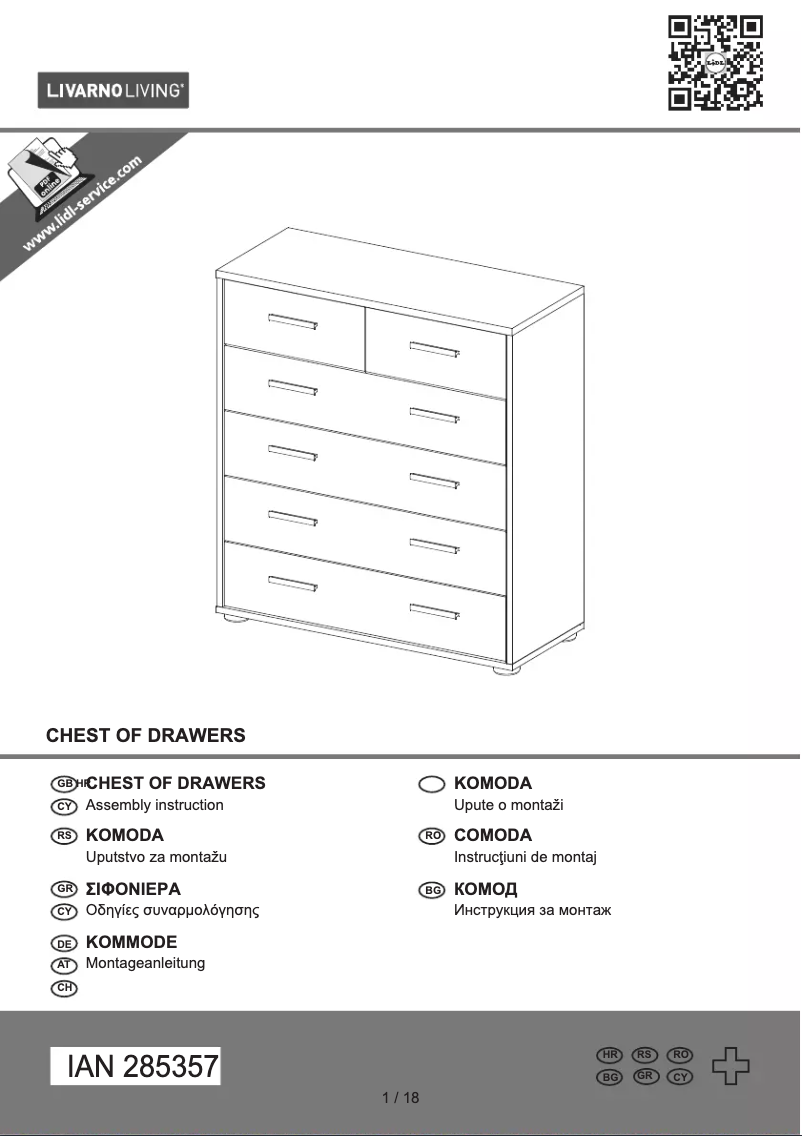 Página nº 1 - Manual de usuario Livarno Lux IAN 285357