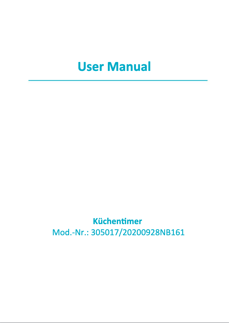 Imagen de la primera página del manual del dispositivo 305017
