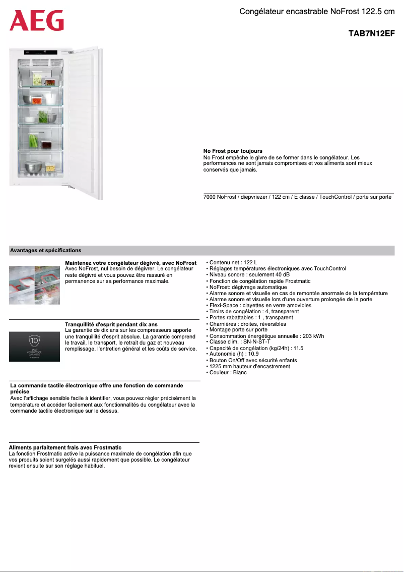 Imagen de la primera página del manual del dispositivo TAB7N12EF