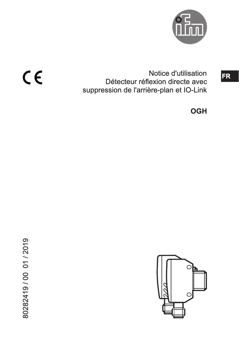 Página 1 del manual Manual de usuario IFM OGH383