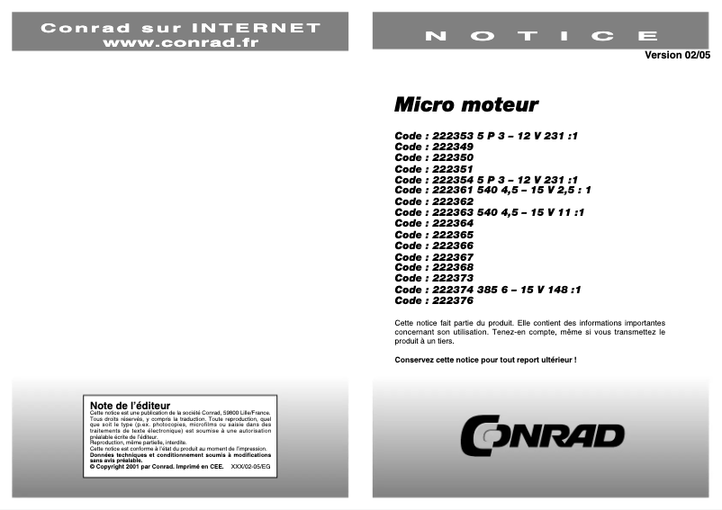 Imagen de la primera página del manual del dispositivo 919D61