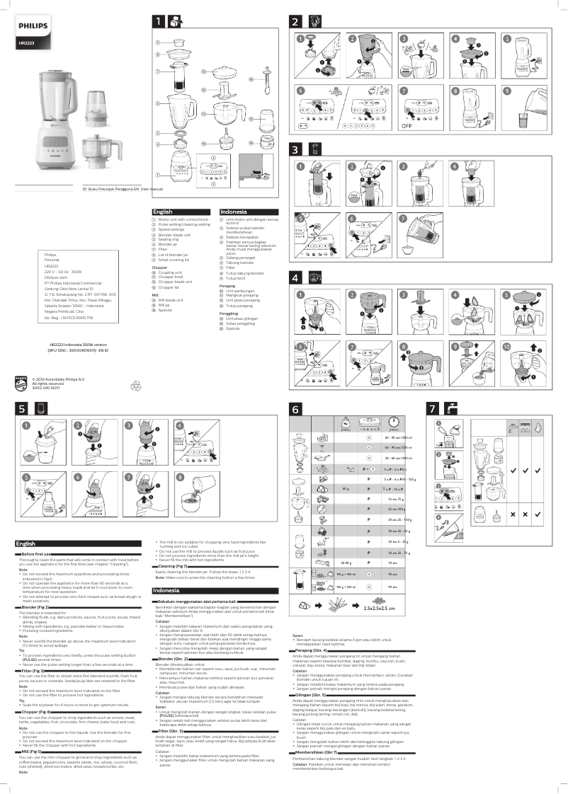 Imagen de la primera página del manual del dispositivo Series 5000 HR2223