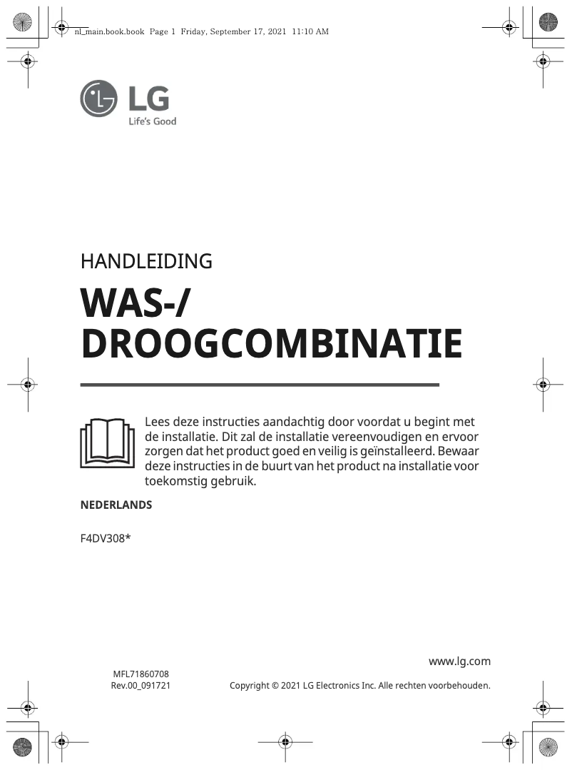 Imagen de la primera página del manual del dispositivo GD3V308N0