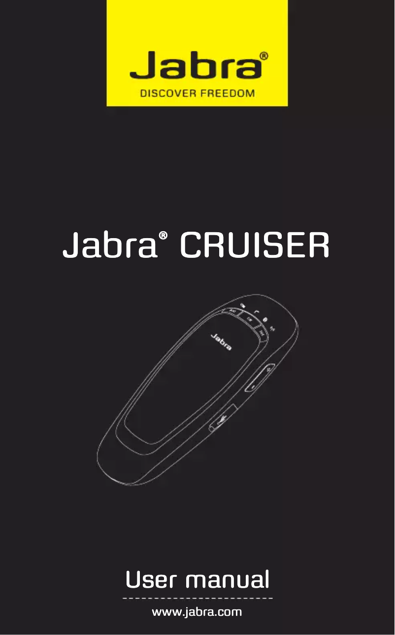 Imagen de la primera página del manual del dispositivo Cruiser