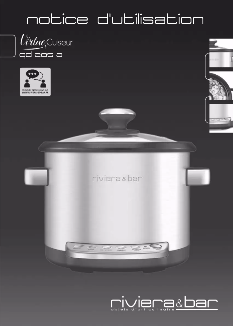 Imagen de la primera página del manual del dispositivo QD285A