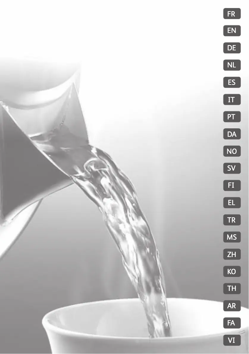 Imagen de la primera página del manual del dispositivo Safe'Tea KO2618