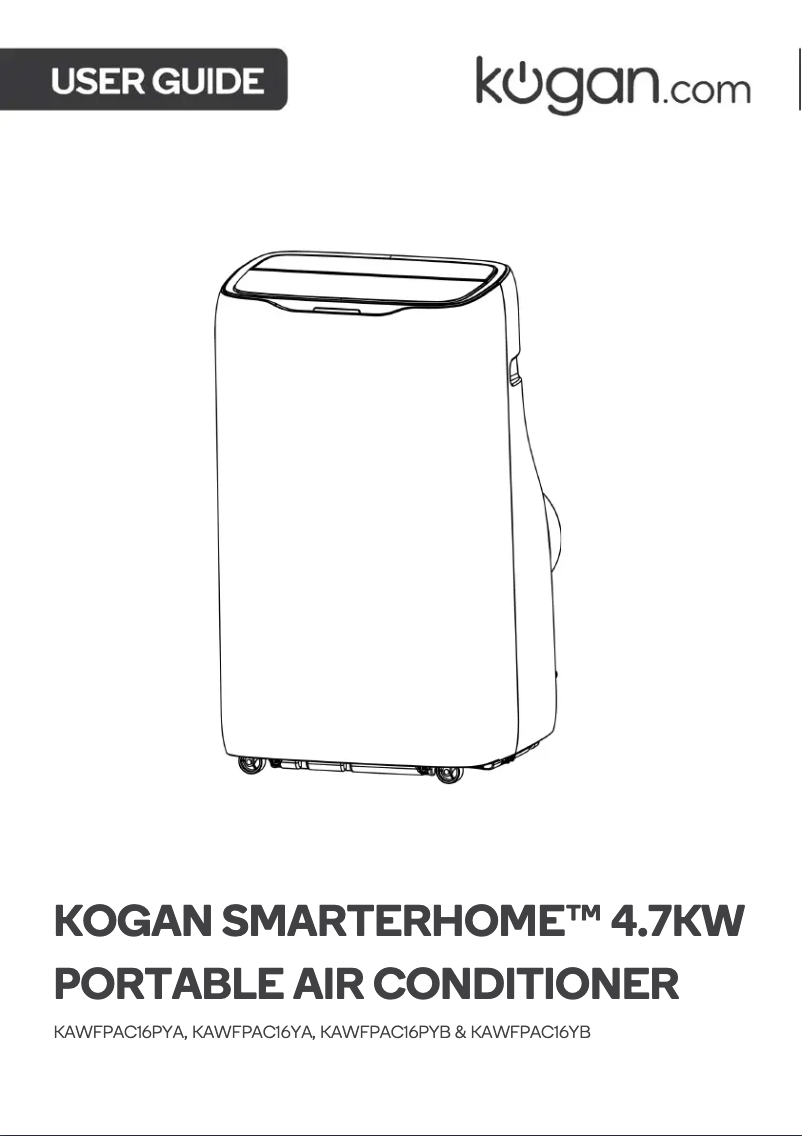 Imagen de la primera página del manual del dispositivo SmarterHome KAWFPAC16YB